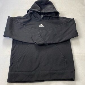 Adidas Pullover Hoodie Black Youth size medium 10/12